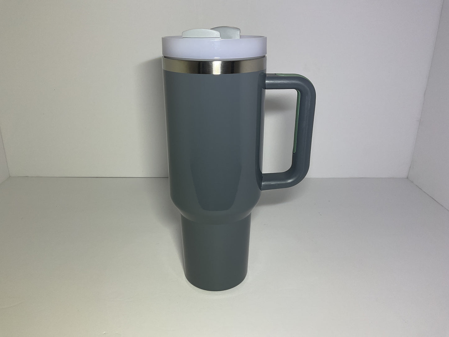 Custom 40oz Gray Tumbler