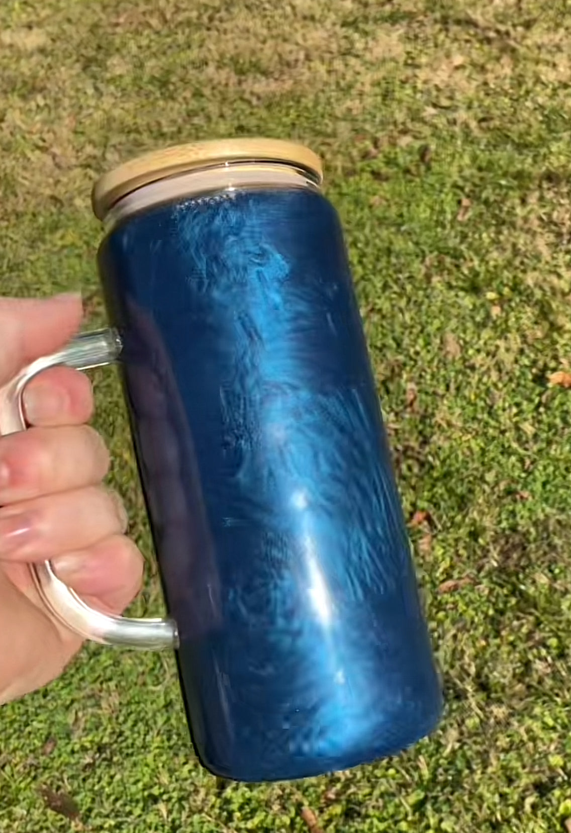 Dark Blue Glass