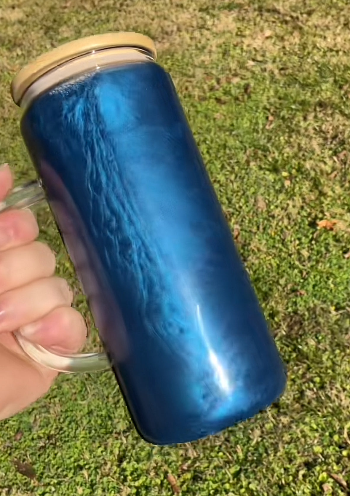 Dark Blue Glass
