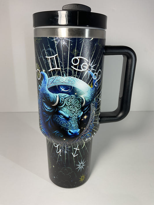 40oz Zodiac Tumbler (Taurus)