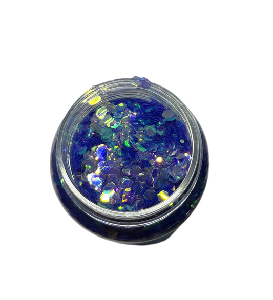 Sea Storm rainbow iridescent Chunky Mix (GG)