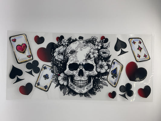 Skulls w/cards 962