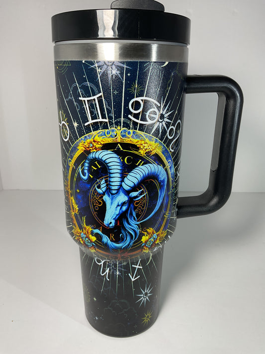 40oz Zodiac Tumbler (Capricorn)