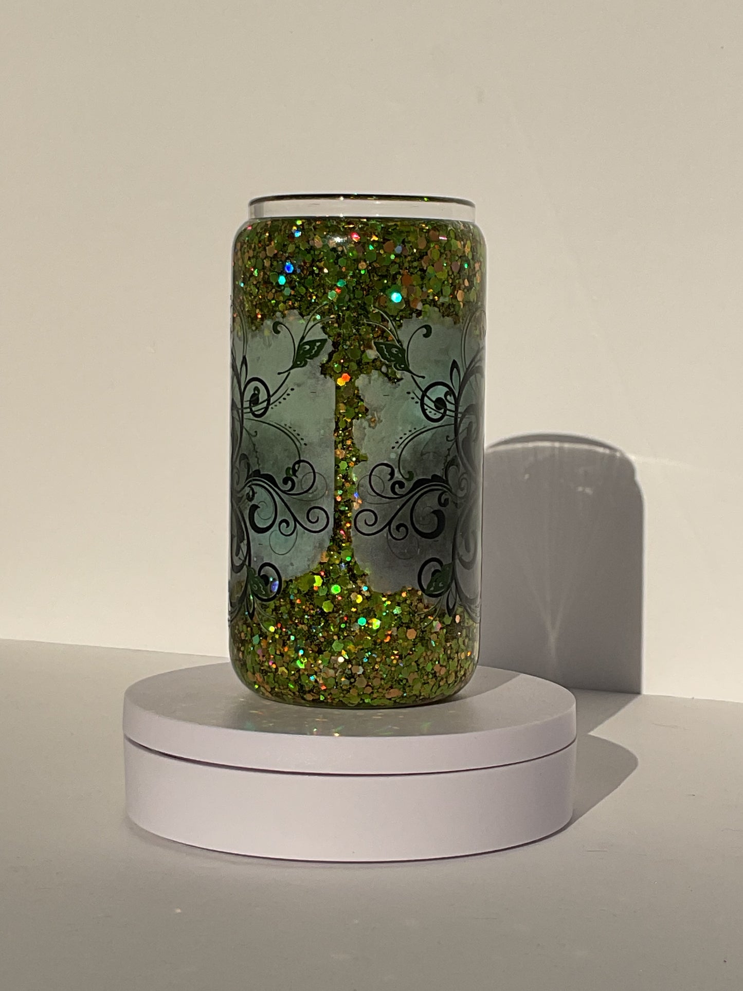 Green Fairy Glass
